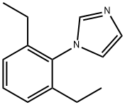 1-(2,6-diethylphenyl)-1H-imidazole Struktur