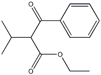 ethyl 2-benzoyl-3-methylbutanoate Struktur