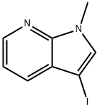 3-iodo-1-methyl-1H-pyrrolo[2,3-b]pyridine Struktur