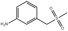 3-((methylsulfonyl)methyl)aniline Struktur