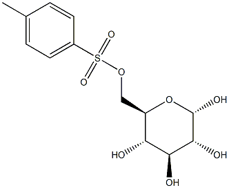 alpha-D-Glucopyranose 6-(4-methylbenzenesulfonate) Struktur