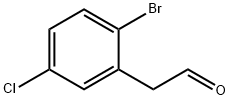 2-(2-Bromo-5-chlorophenyl)acetaldehyde Struktur