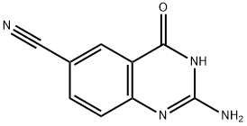 6-Quinazolinecarbonitrile, 2-amino-3,4-dihydro-4-oxo- Struktur