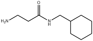 3-amino-N-(cyclohexylmethyl)propanamide Struktur