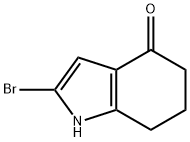 2-BROMO-6,7-DIHYDRO-1H-INDOL-4(5H)-ONE Struktur