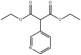 2-Pyridin-3-yl-malonic acid diethyl ester Struktur