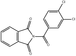 2-(3,4-Dichlorobenzoyl)isoindoline-1,3-dione Struktur