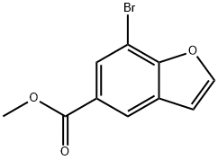 methyl 7-bromobenzofuran-5-carboxylate Struktur