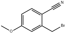 2-Bromomethyl-4-methoxy-benzonitrile Struktur