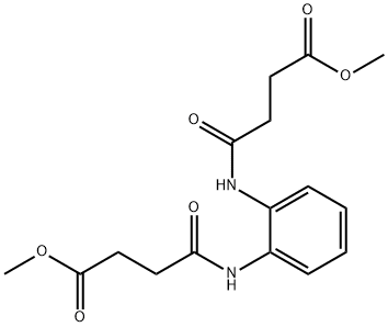 dimethyl 4,4'-(benzene-1,2-diyldiimino)bis(4-oxobutanoate) Struktur