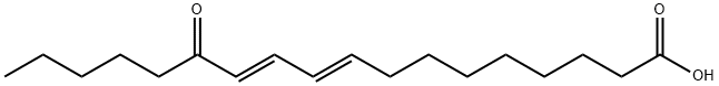 13-Oxo-9E,11E-octadecadienoic acid Struktur