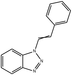 1-Styryl-1H-benzo[d][1,2,3]triazole Struktur