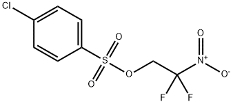 2,2-difluoro-2-nitroethyl 4-chlorobenzenesulfonate Struktur