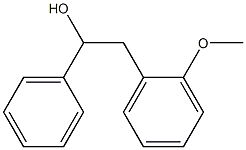 2-(2-Methoxyphenyl)-1-phenylethanol Struktur