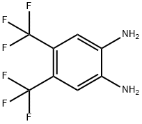 4,5-bis(trifluoromethyl)benzene-1,2-diamine Struktur