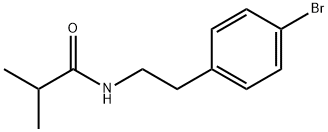 N-[2-(4-bromophenyl)ethyl]-2-methylpropanamide Struktur