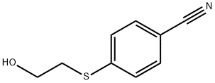 4-[(2-hydroxyethyl)thio]Benzonitrile Struktur