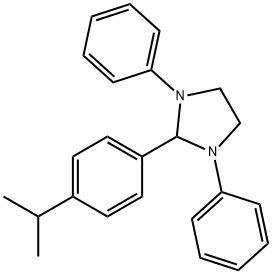 1,3-diphenyl-2-[4-(propan-2-yl)phenyl]imidazolidine Struktur