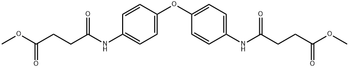 dimethyl 4,4'-[oxybis(benzene-4,1-diylimino)]bis(4-oxobutanoate) Struktur