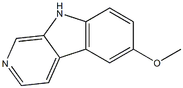 9H-Pyrido[3,4-b]indole, 6-methoxy-
 Struktur