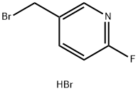 5-(Bromomethyl)-2-fluoropyridine hydrobromide Struktur