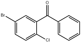 (5-bromo-2-chlorophenyl)phenylmethanone Struktur