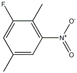 1-Fluoro-2,5-dimethyl-3-nitrobenzene Struktur