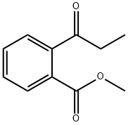 Benzoic acid,2-(1-oxopropyl)-,methyl ester Struktur