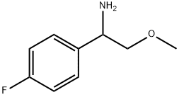 1-(4-fluorophenyl)-2-methoxyethan-
1-amine Struktur