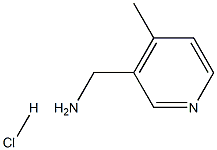 (4-Methylpyridin-3-yl)methanamine hydrochloride Struktur