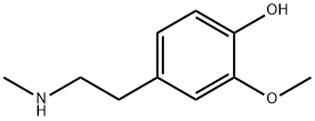 2-Methoxy-4-(2-(methylamino)ethyl)phenol Struktur