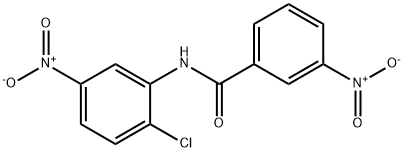 N-(2-chloro-5-nitrophenyl)-3-nitrobenzamide Struktur