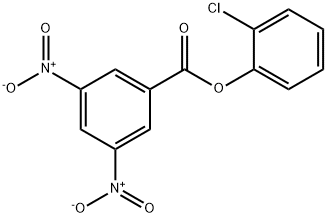 2-chlorophenyl 3,5-dinitrobenzoate Struktur