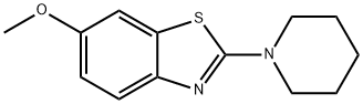 6-Methoxy-2-(piperidin-1-yl)benzo[d]thiazole Struktur