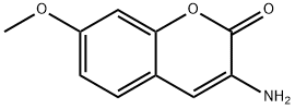 3-amino-7-methoxy-2H-chromen-2-one Struktur