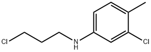 3-Chloro-N-(3-chloropropyl)-4-methylaniline Struktur