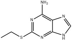 2-ethylsulfanyl-7H-purin-6-amine Struktur