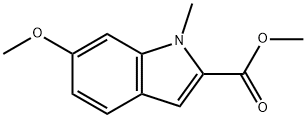 methyl 6-methoxy-1-methyl-1H-indole-2-carboxylate Struktur