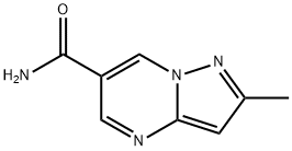 2-methylpyrazolo[1,5-a]pyrimidine-6-carboxylic acid amide Struktur