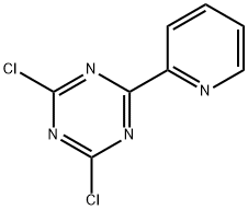 2,4-dichloro-6-(2-pyridinyl)-1,3,5-Triazine Struktur