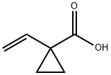 1-ethenylcyclopropanecarboxylic acid Struktur