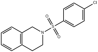 2-[(4-chlorophenyl)sulfonyl]-1,2,3,4-tetrahydroisoquinoline Struktur