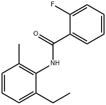 N-(2-ethyl-6-methylphenyl)-2-fluorobenzamide Struktur