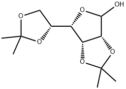 2,3:5,6-Di-O-isopropylidene-D-gulofuranose Struktur