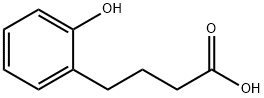 4-(2-Hydroxyphenyl)butanoic acid Struktur