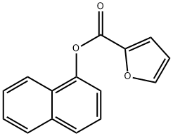 Naphthalen-1-yl furan-2-carboxylate Struktur