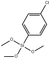 (p-Chlorophenyl)Trimethoxysilane Struktur