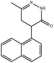 6-Methyl-4-(naphthalen-1-yl)-4,5-dihydropyridazin-3(2H)-one Struktur