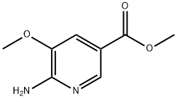 METHYL 6-AMINO-5-METHOXYNICOTINATE Struktur