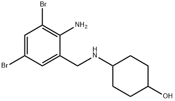 4-((2-amino-3,5-dibromobenzyl)amino)cyclohexan-1-ol Struktur